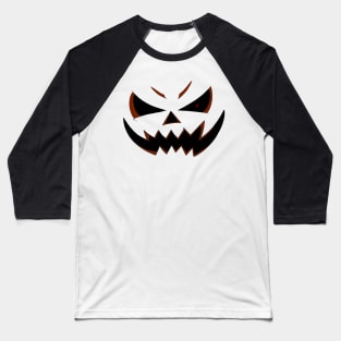 Pumpkin face Halloween Baseball T-Shirt